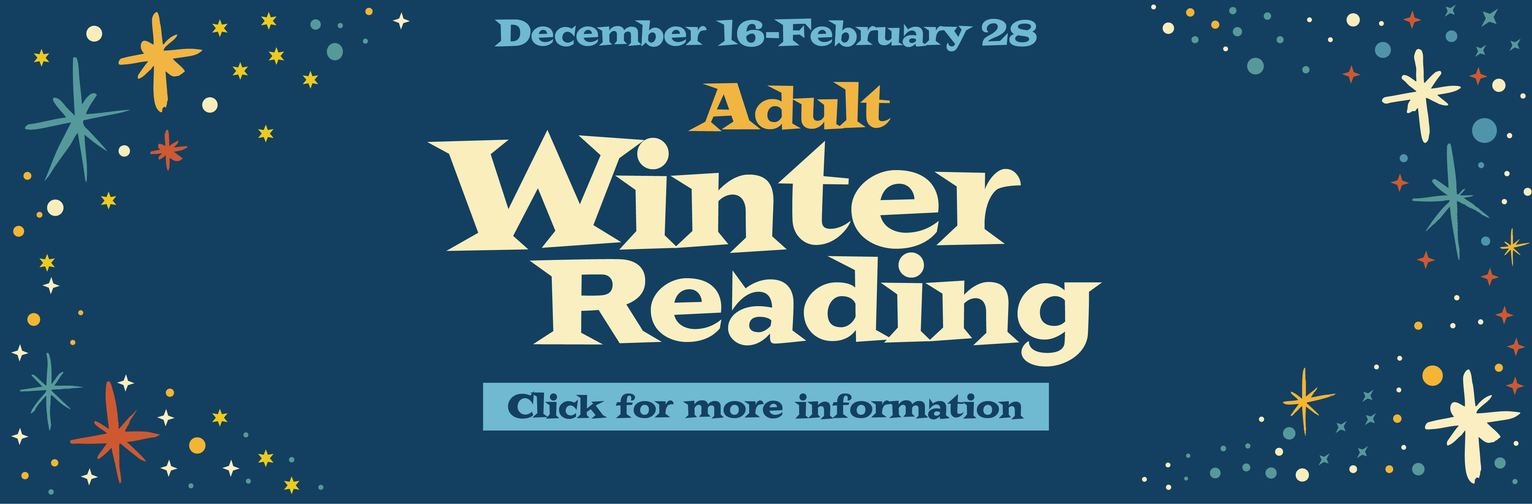 Adult Winter Reading 2024, December 16 - February 28