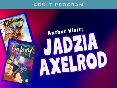 Author Visit: Jadzia Axelrod